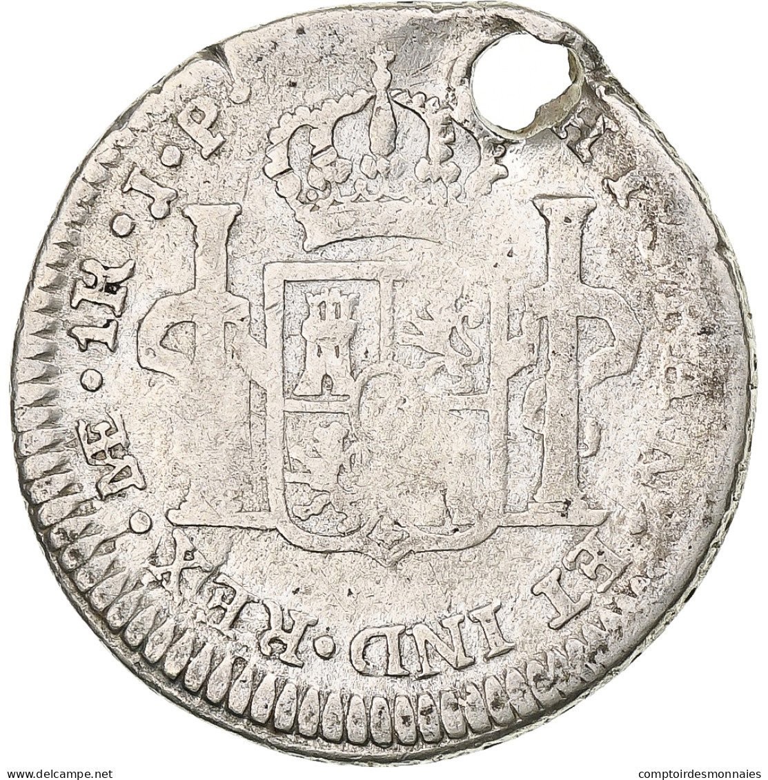 Monnaie, Pérou, Real, 1817, Lima, Lima, B, Argent, KM:114.1 - Perú