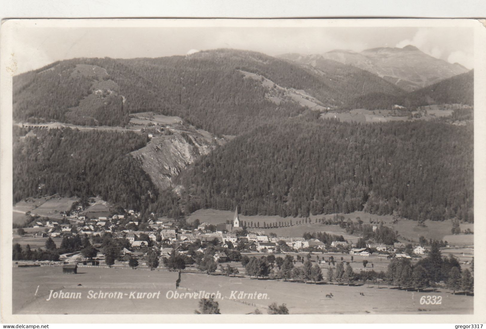 E807) Johann Schroth Kurort  OBERVELLACH - Kärnten - Schöne Alte FOTO AK 1955 - Obervellach