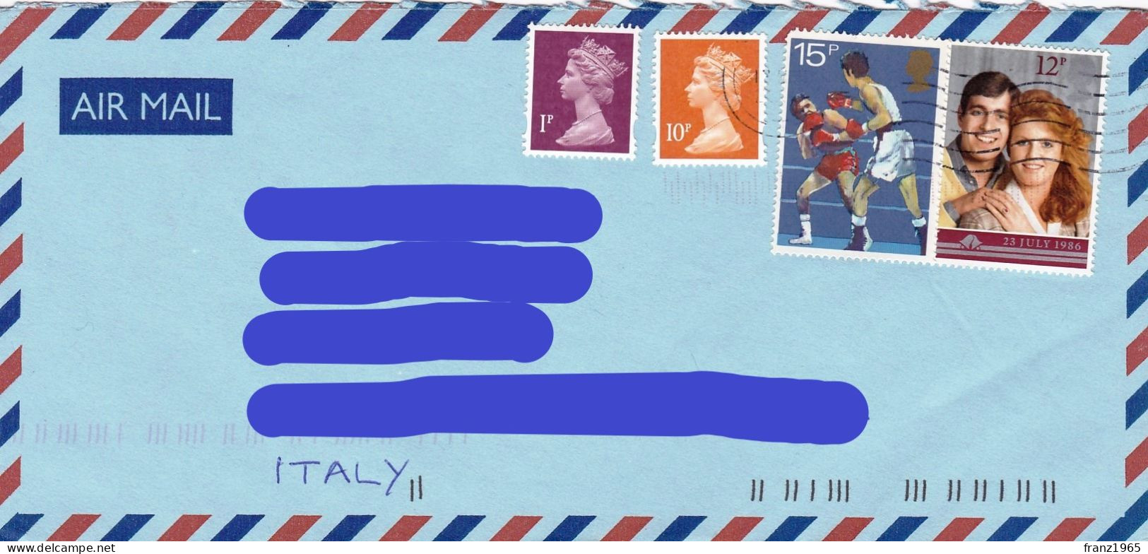 From UK To Italy - Covers & Documents