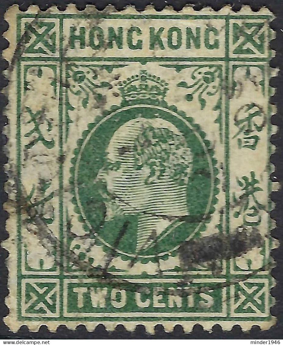 HONG KONG 1904 KEDVII 2c Dull Green SG77 Used - Gebruikt