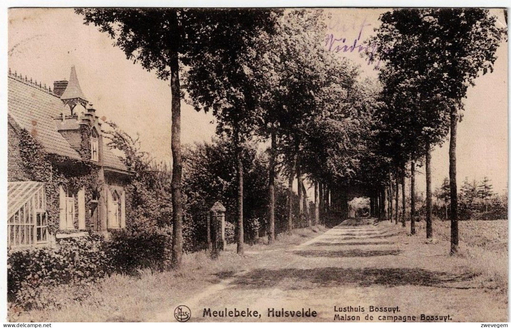 MEULEBEKE - Lusthuis Bossuyt - Maison De Campagne Bossuyt (Feldpost) - Meulebeke
