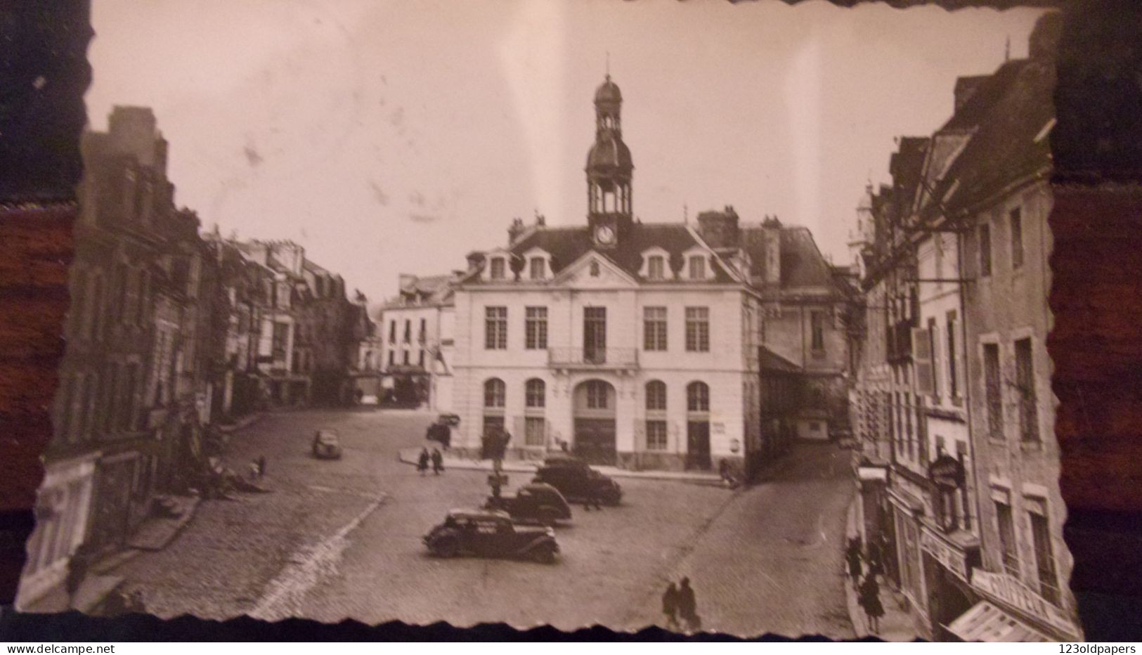 56 AURAY 1948 L HOTEL DE VILLE ET PLACE - Auray