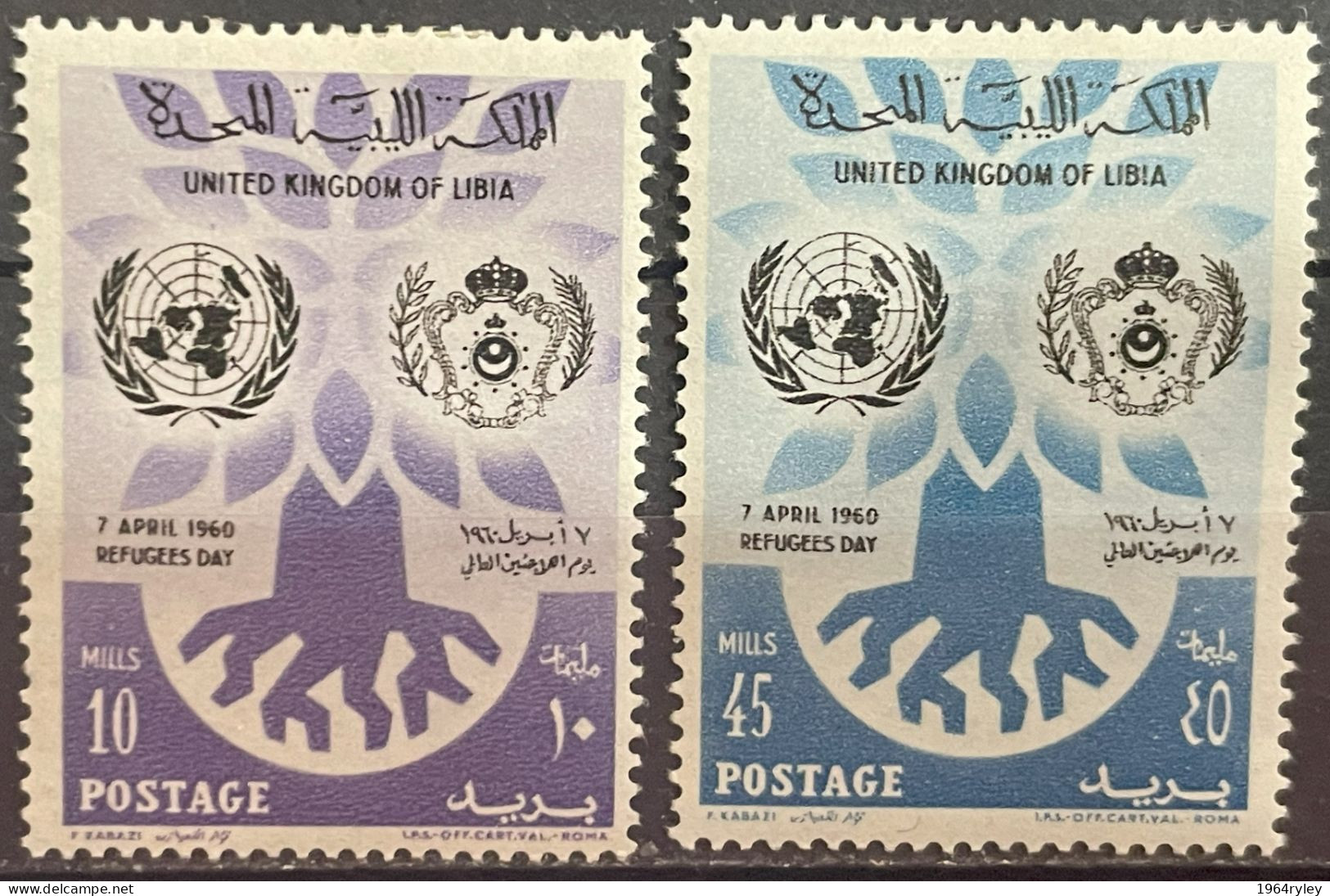 LIBYA - MH* - 1960 - # 175/176 - Libia