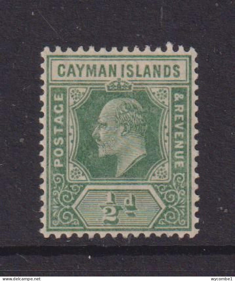 CAYMAN ISLANDS  - 1907 Edward VII  1/2d Hinged Mint - Cayman Islands
