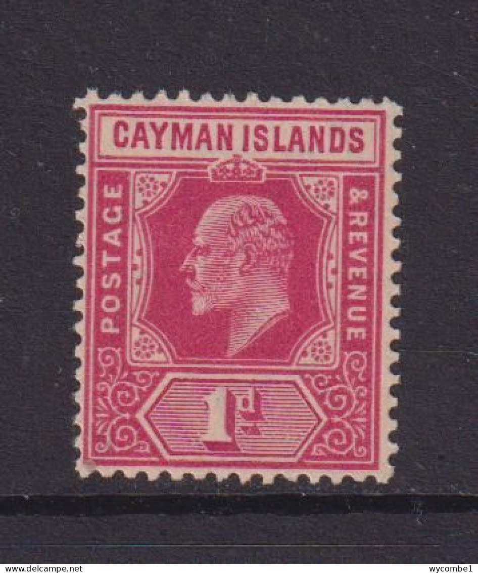 CAYMAN ISLANDS  - 1907 Edward VII  1d Hinged Mint - Cayman Islands