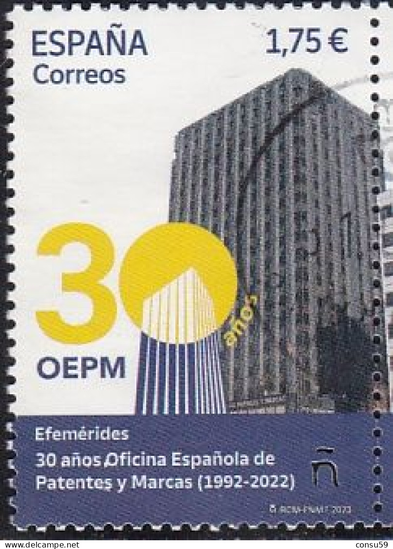 2023-ED. 5648 - 30 Años Oficina Española De Patentes Y Marcas - USADO - Gebruikt