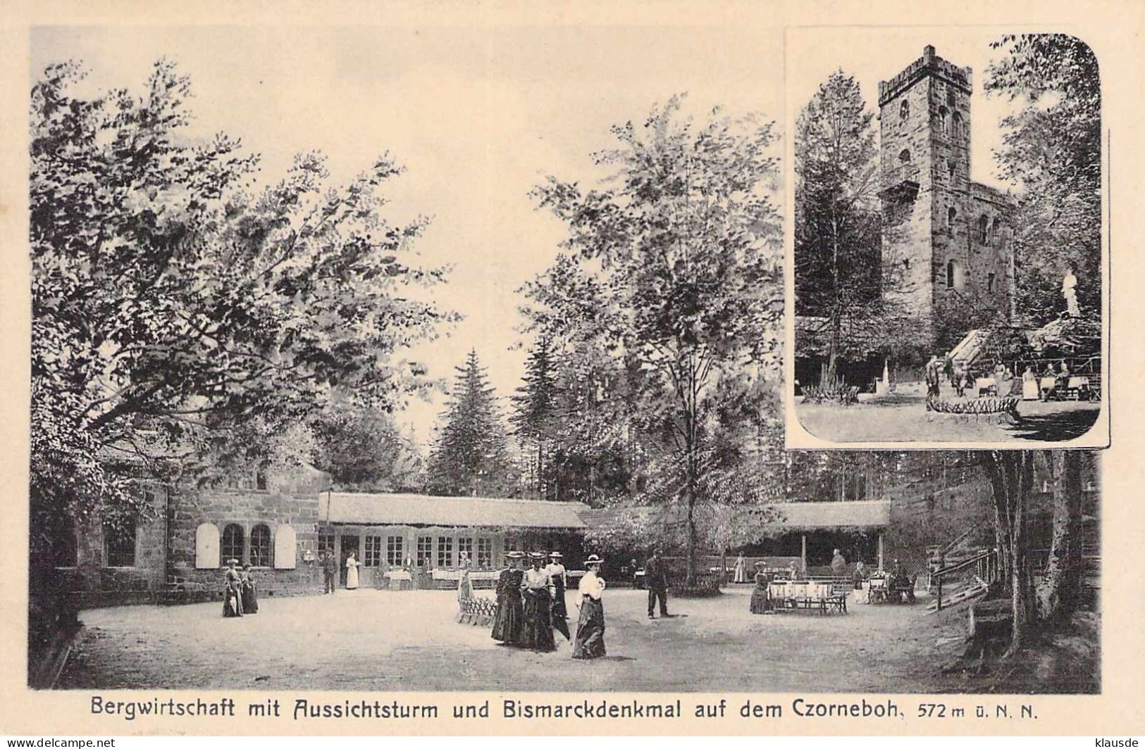 Czorneboh - Bergwirtschaft Mit Aussichtsturm U.Bismarckdenkmal - Cunewalde