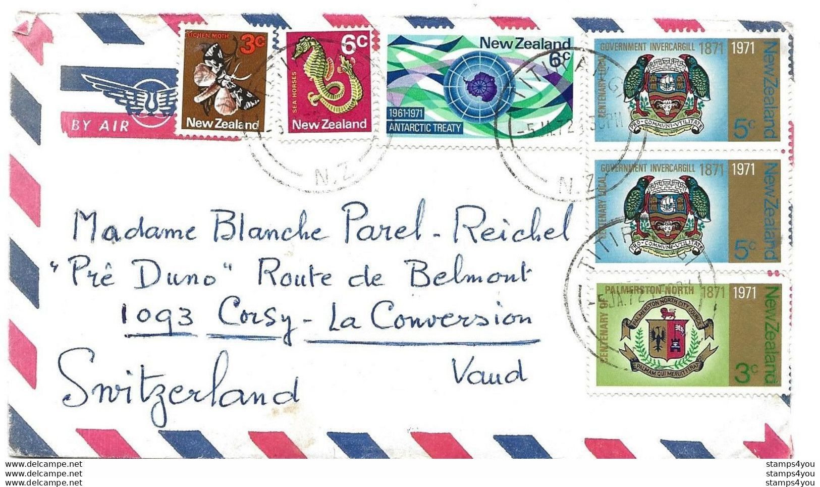 212 - 57 - Enveloppe Envoyée De Titviangi En Suisse 1972 - Lettres & Documents