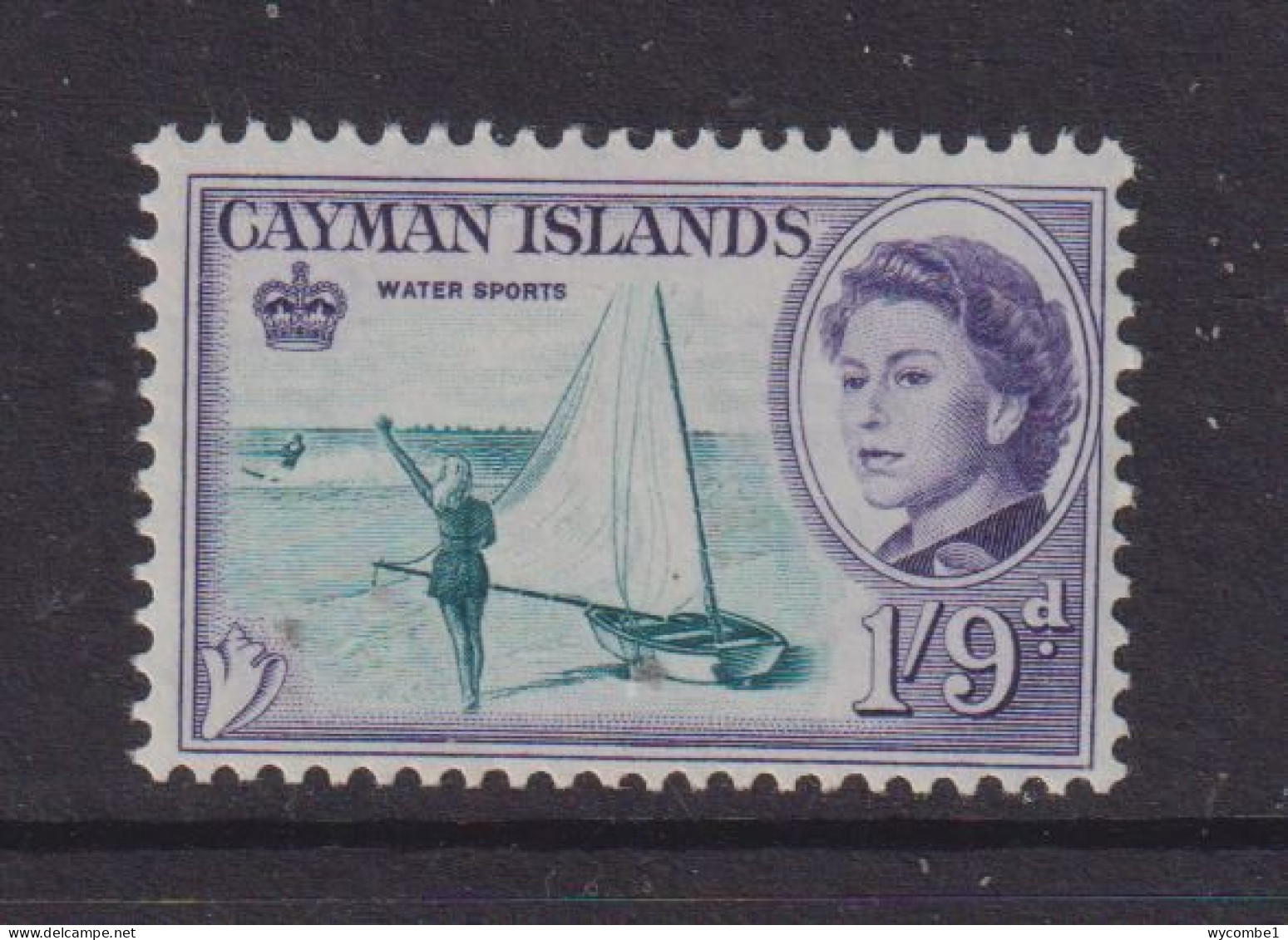 CAYMAN ISLANDS  - 1962 Elizabeth II Definitive  1s9d Hinged Mint - Cayman Islands