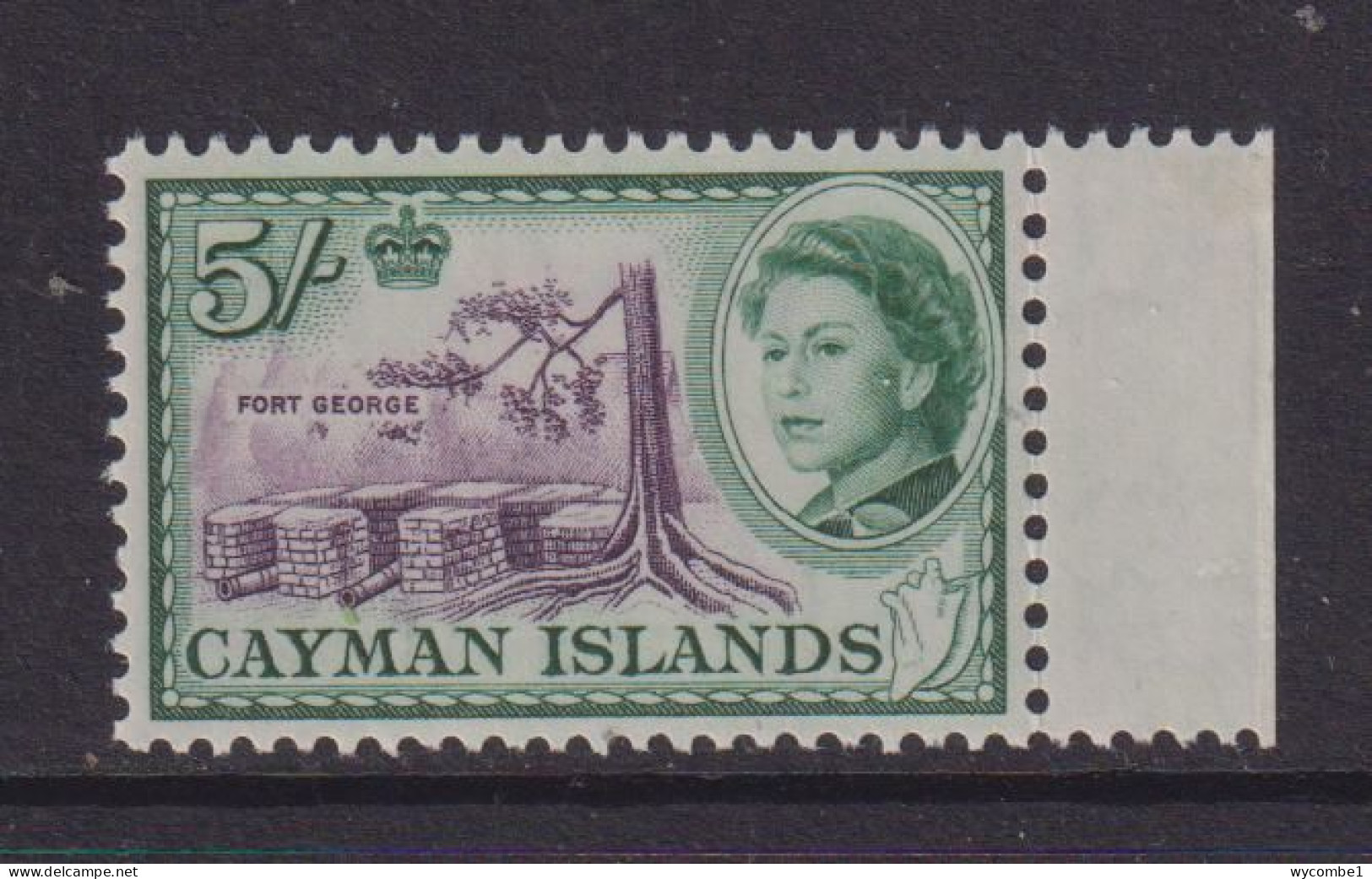 CAYMAN ISLANDS  - 1962 Elizabeth II Definitive  5s Hinged Mint - Cayman Islands