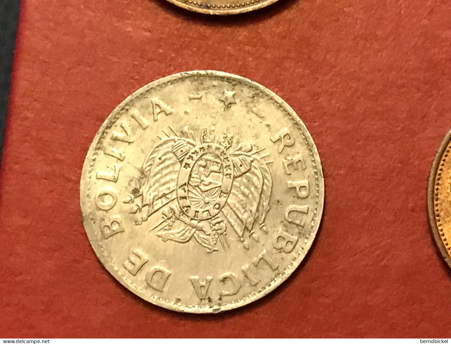 Münze Münzen Umlaufmünze Bolivien 1 Bolivano 1991 - Bolivia