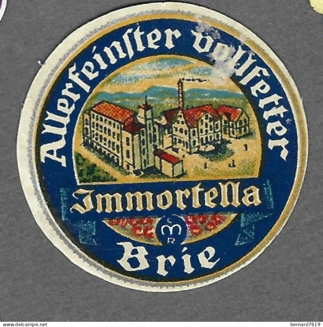 Cachet De Fermeture   -  Allemagne  -immortella - Brie  Allerfeinfter Vol - Erinnophilie