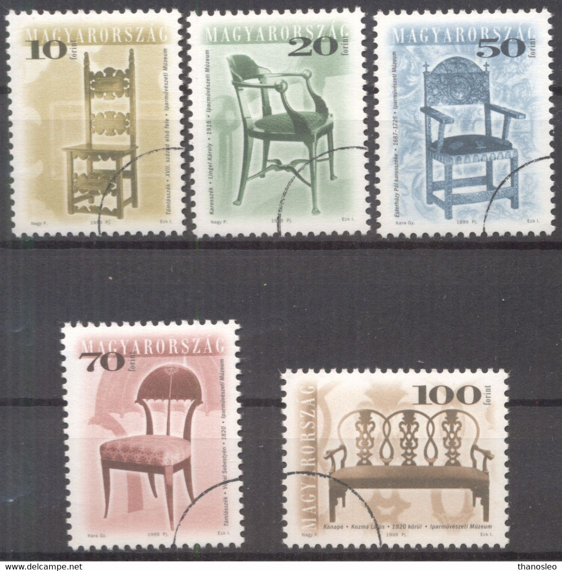 Hungary Specimen 1999 Antique Furniture MNH VF - Neufs