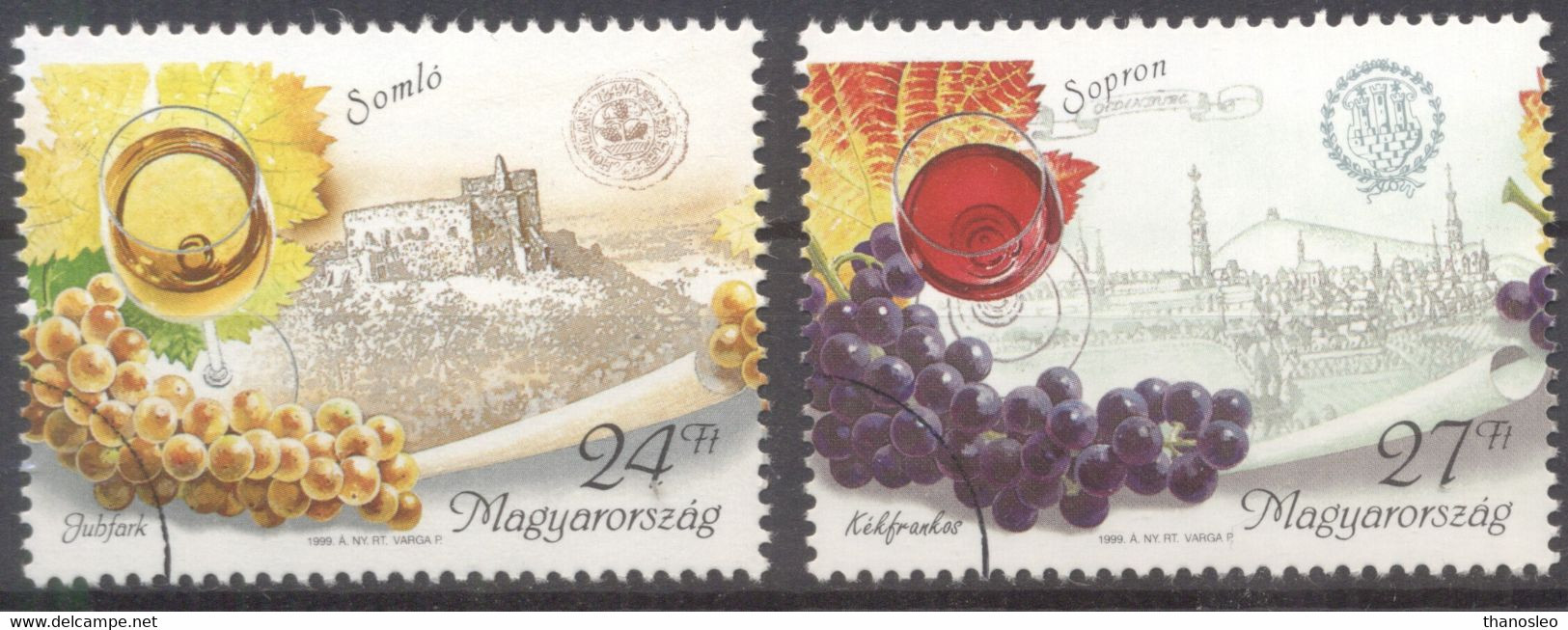 Hungary Specimen 1999 Grapes And Wine MNH VF - Unused Stamps