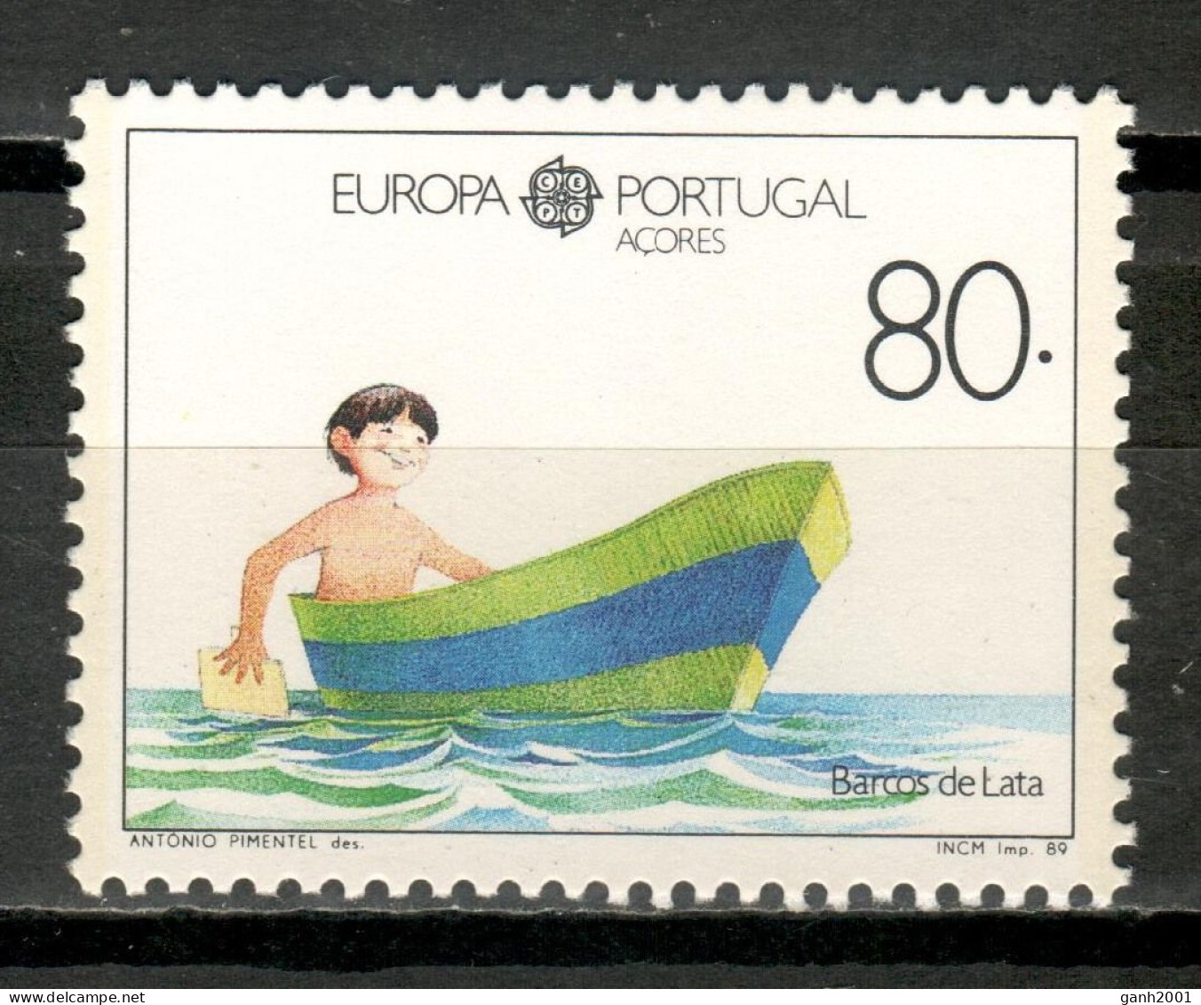 Azores 1989 Portugal / Europa CEPT Children's Games & Toys MNH Juegos Infantiles Y Juguetes Kinderspiele / Lm24  10-24 - 1989