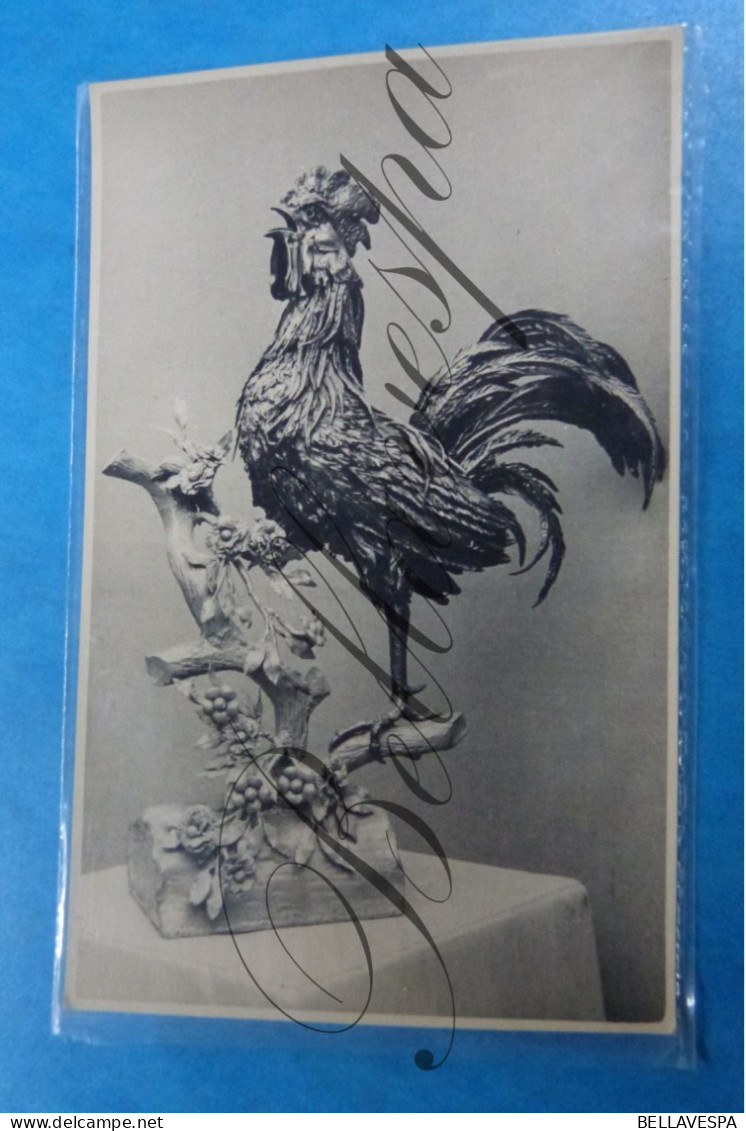 Haan Coq Cock "De Dageraad" Lier Lodewijk Van Boeckel Originele Fotokaart - Skulpturen