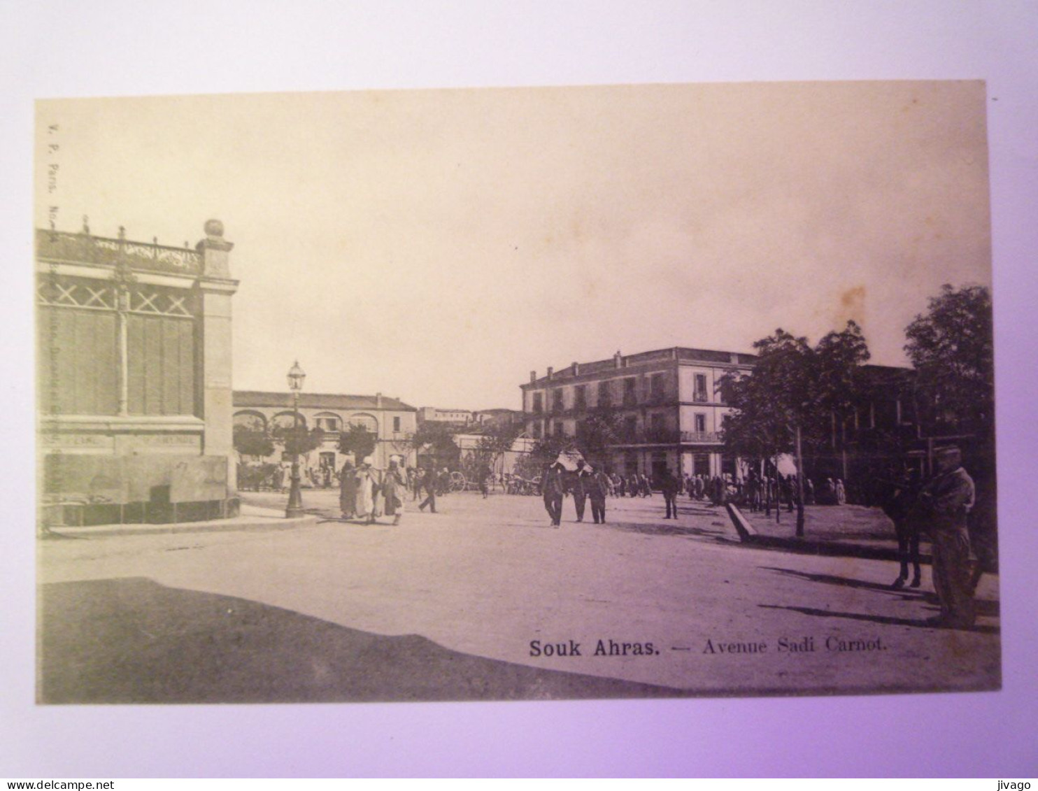 2023 - 4344  ALGERIE  -  SOUK AHRAS  :  Avenue Sadi-Carnot   XXX - Souk Ahras