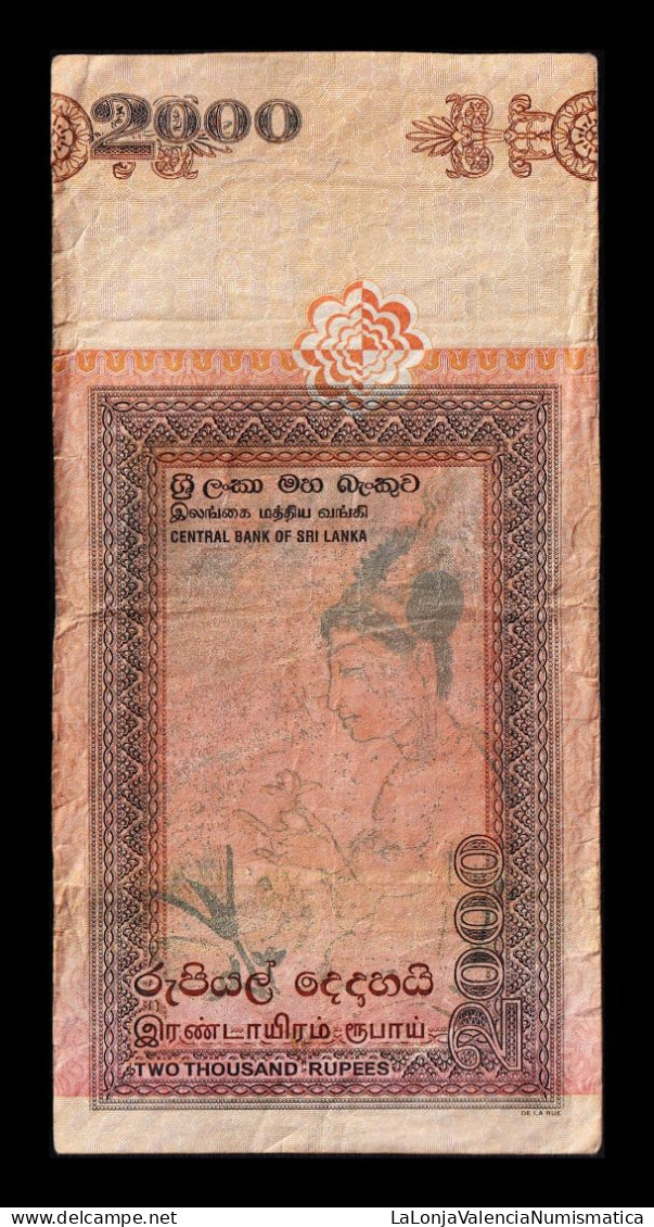 Sri Lanka 2000 Rupees 2006 Pick 121b Bc F - Sri Lanka