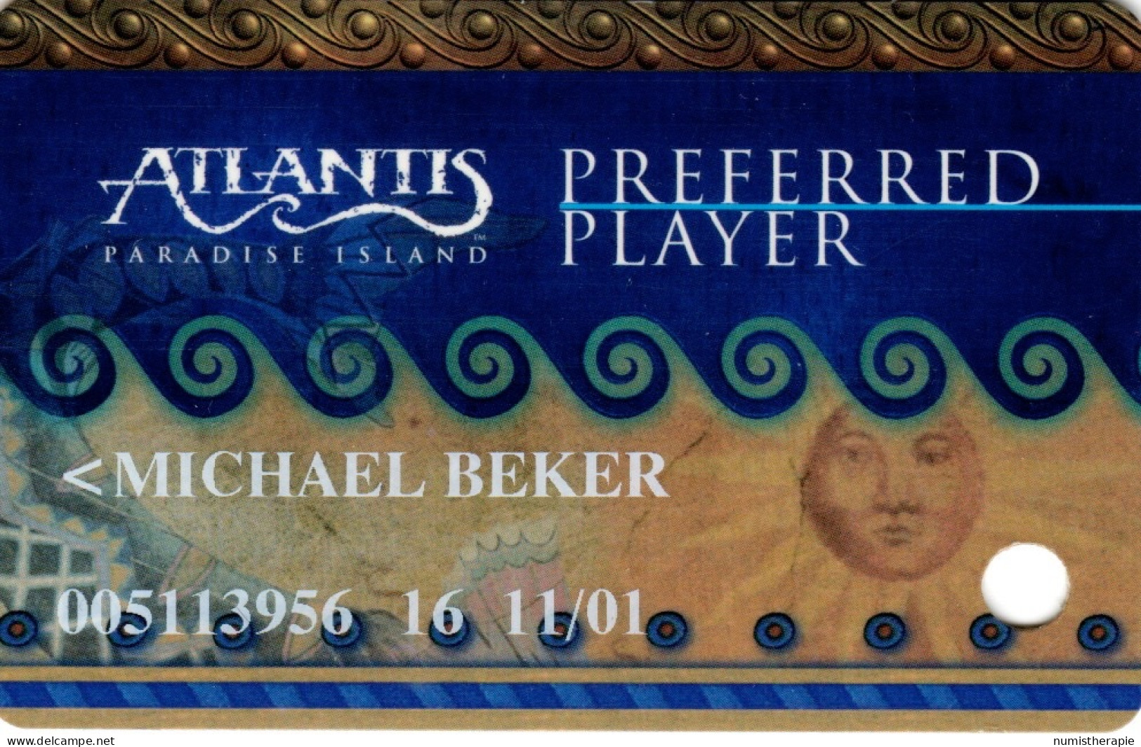 Atlantis Paradise Island Bahamas (Carte Persée) - Casino Cards