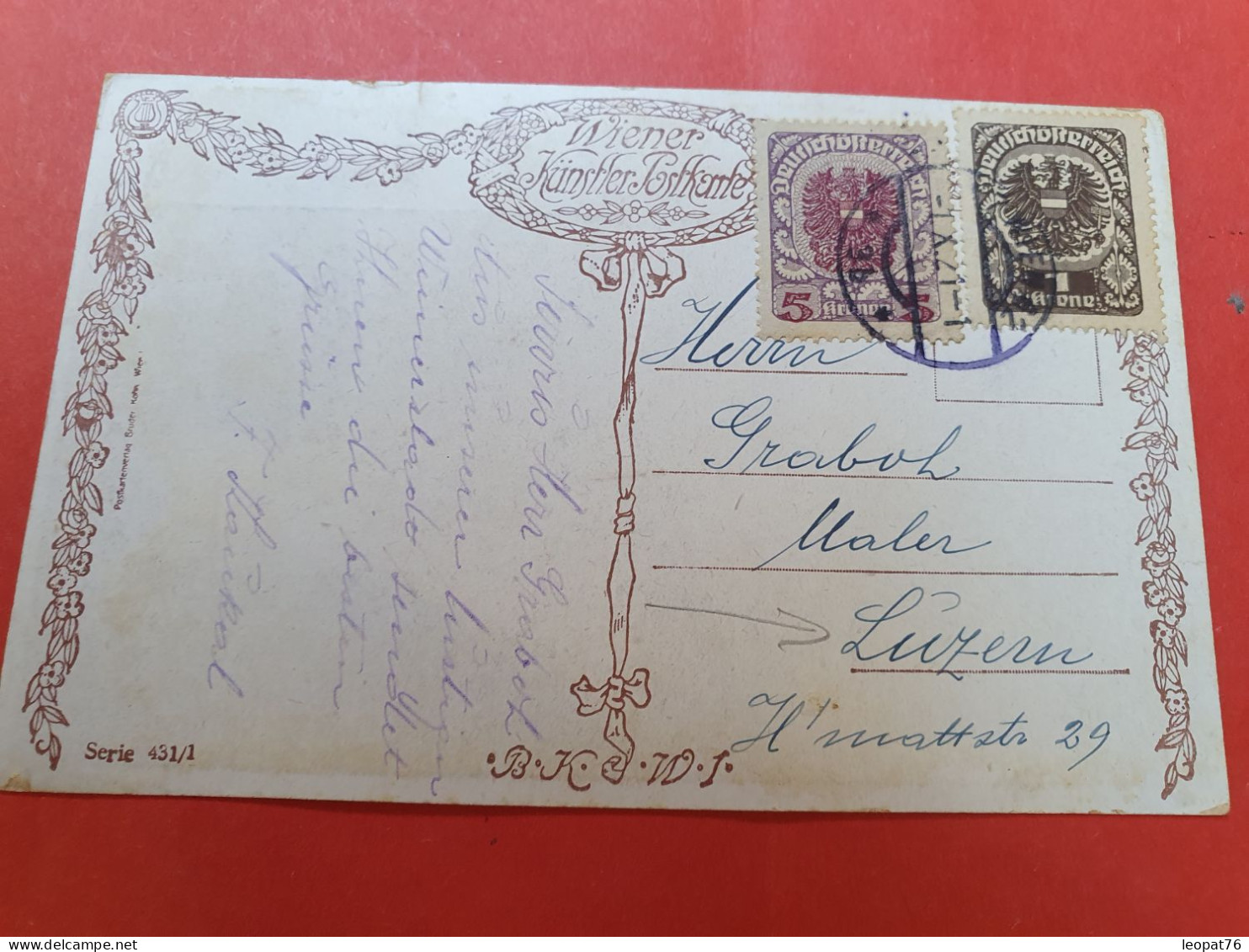 Autriche - Affranchissement De Wien Sur Carte Postale Pour Luzern En 1921 - D 515 - Lettres & Documents