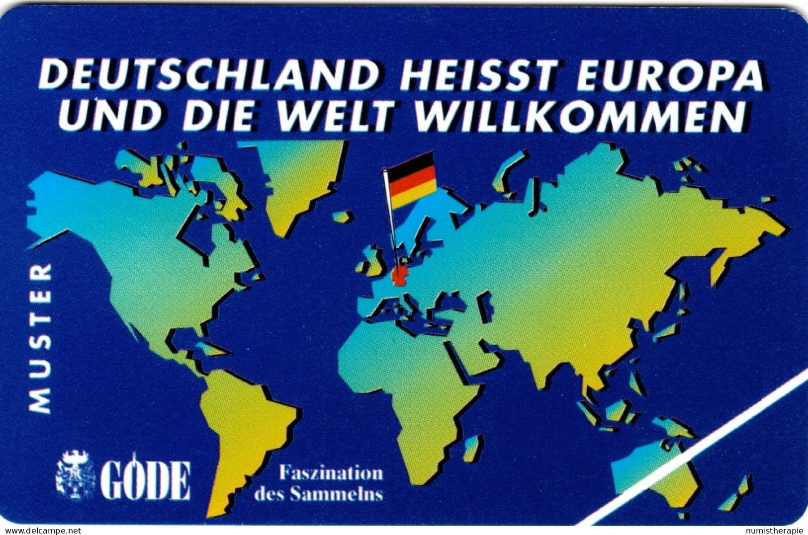 Allemagne : Deutschland Heisst Europa Und Die Welt Willkommen - Stamps & Coins