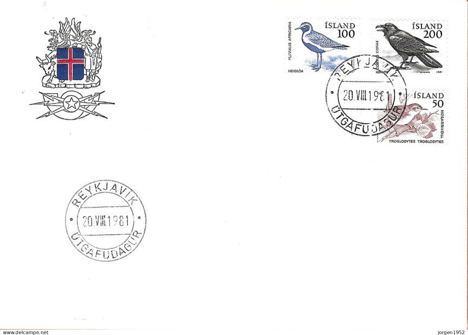 ICELAND # FDC FROM 1981 - FDC