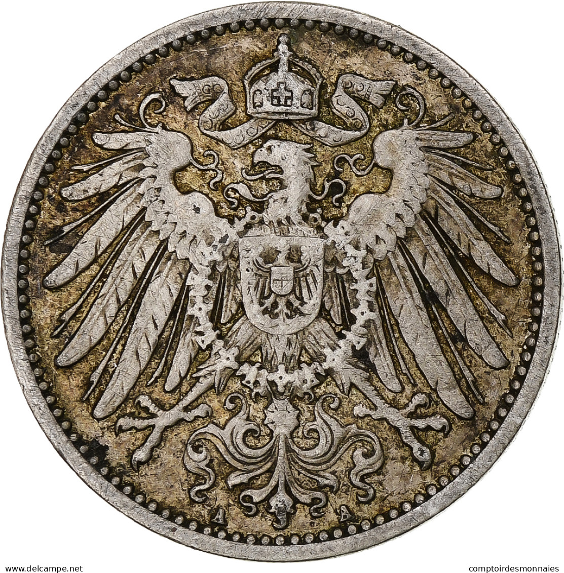 Monnaie, Empire Allemand, Wilhelm II, Mark, 1905, Berlin, TB+, Argent, KM:14 - 1 Mark