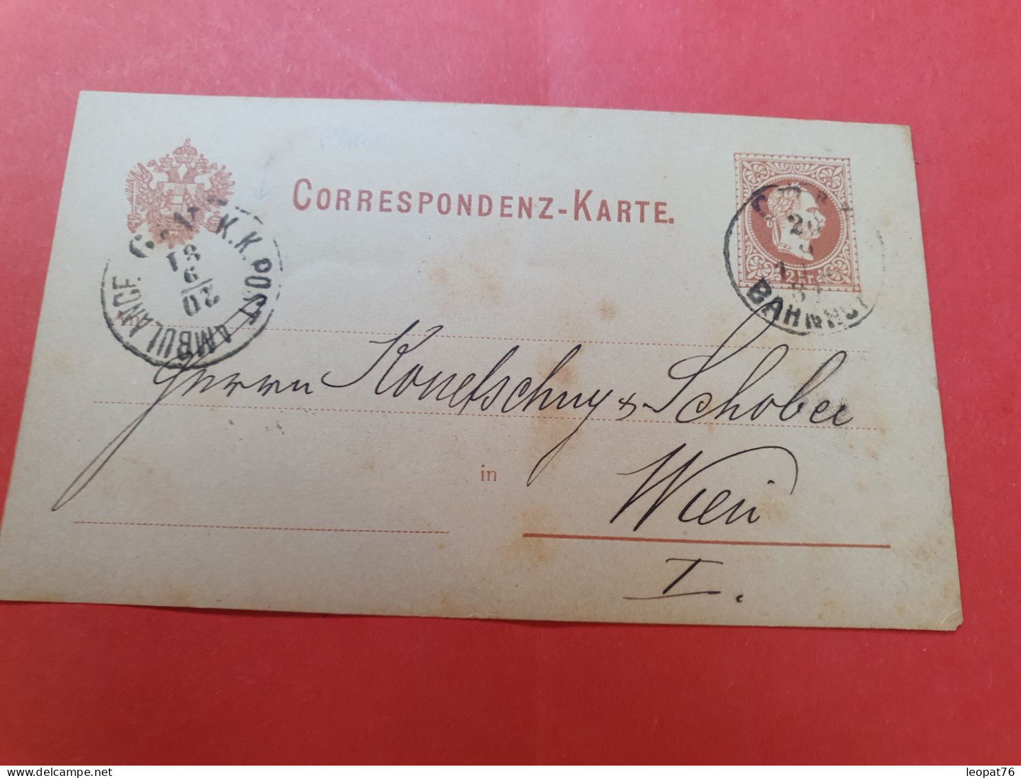 Autriche - Entier Postal Pour Wien En 1881 - D 520 - Cartes Postales