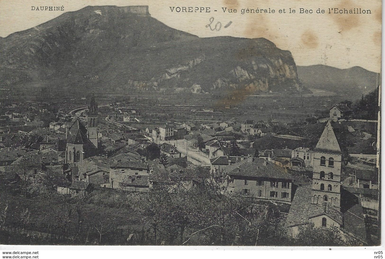 38  - VOREPPE - Vue Generale Et Le Bec De L'Echaillon   ( Isere ) - Voreppe