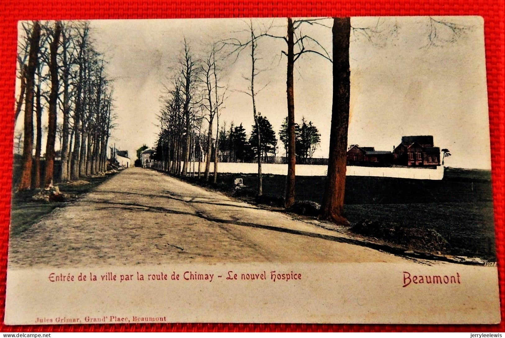 BEAUMONT  -  Entrée De La Ville Par La Route De Chimay - Le Nouvel Hospice - Beaumont