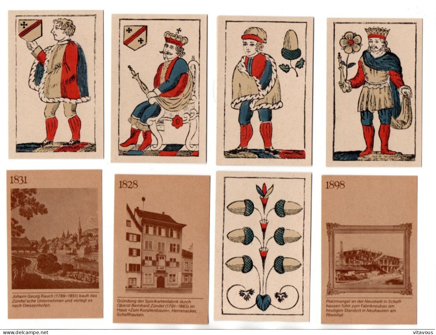 150 Jahre AGMULLER  Schaffhauten  Jeu De Cartes De 56 à Jouer Playing Card - 54 Cartes