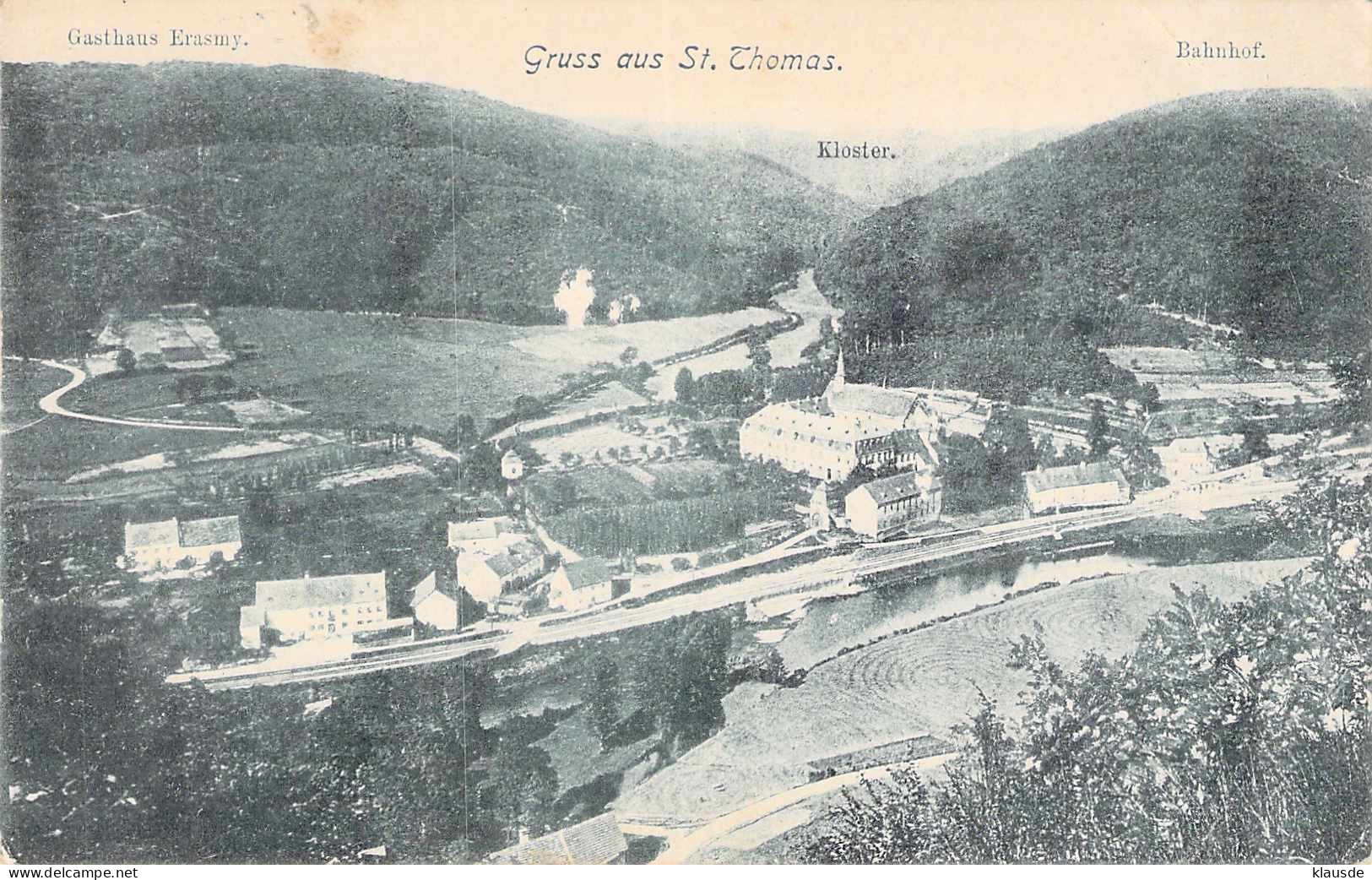 Gruss Aus St.Thomas (Eifelkreis) Gel.1918 Feldpost - Pruem