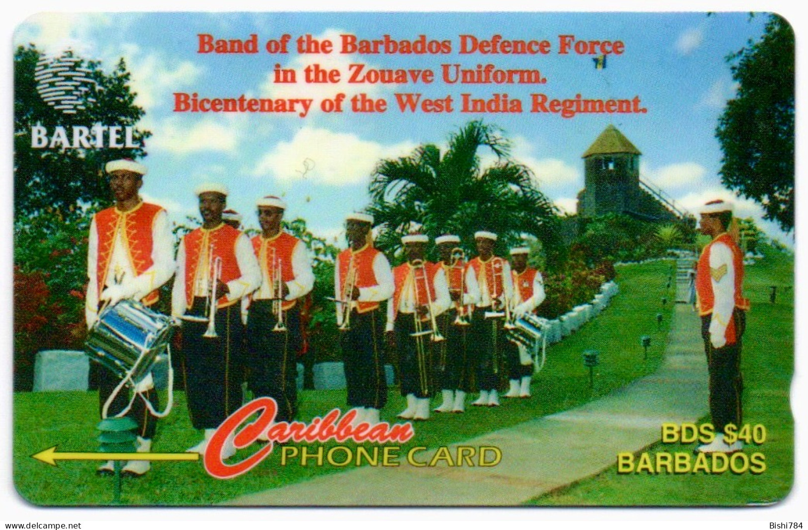 Barbados - Defense Force Band - 216CBDA (large Font With Ø) - Barbados