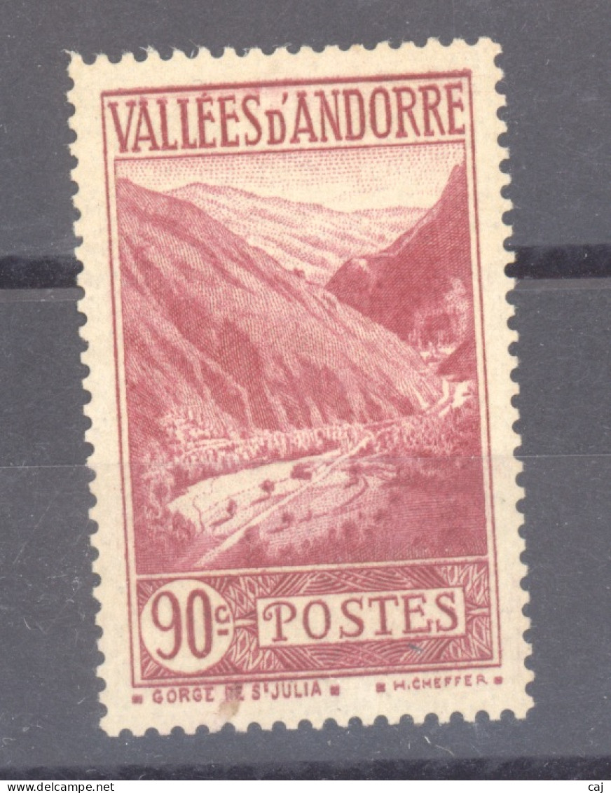 Andorre   :  Yv  38  * - Neufs