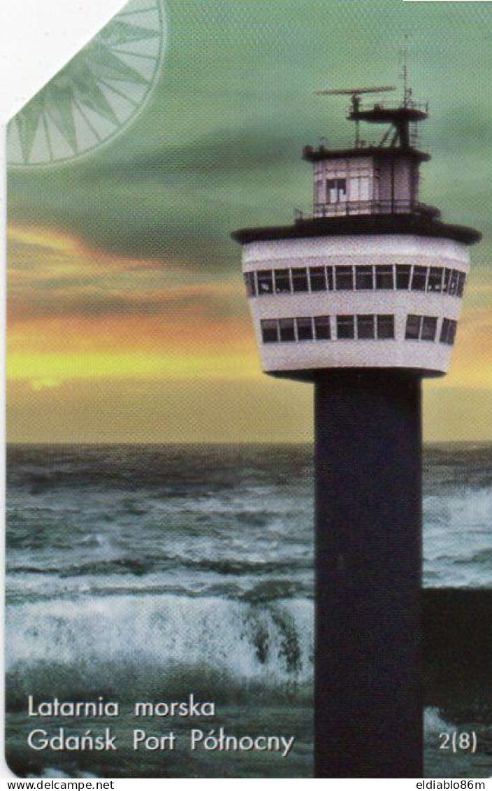 POLAND - MAGNETIC CARD - 892 - LIGHTHOUSE - GDANSK - Poland