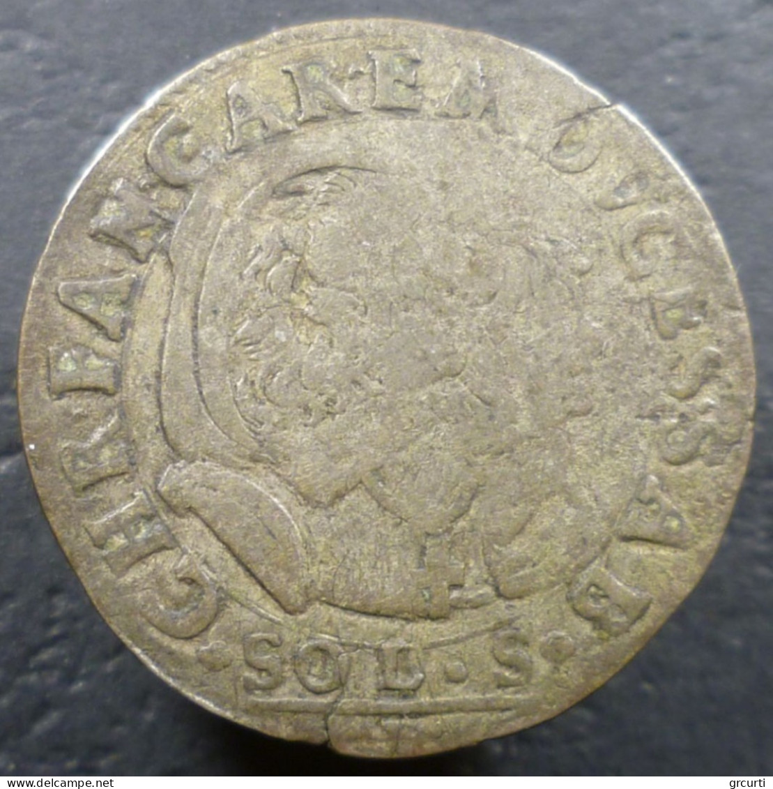 Italia - Piemonte - 5 Soldi 1648 - Carlo Emanuele II (reggenza Della Madre 1638-1648) - Piemont-Sardinien-It. Savoyen