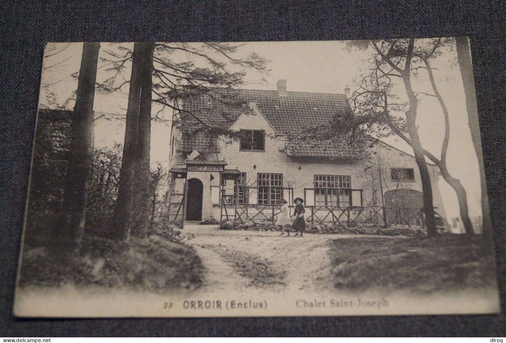 Orroir,Mont De L'Enclus 1913,le Chalet Saint Joseph,RARE Très Belle Ancienne Carte Postale - Mont-de-l'Enclus