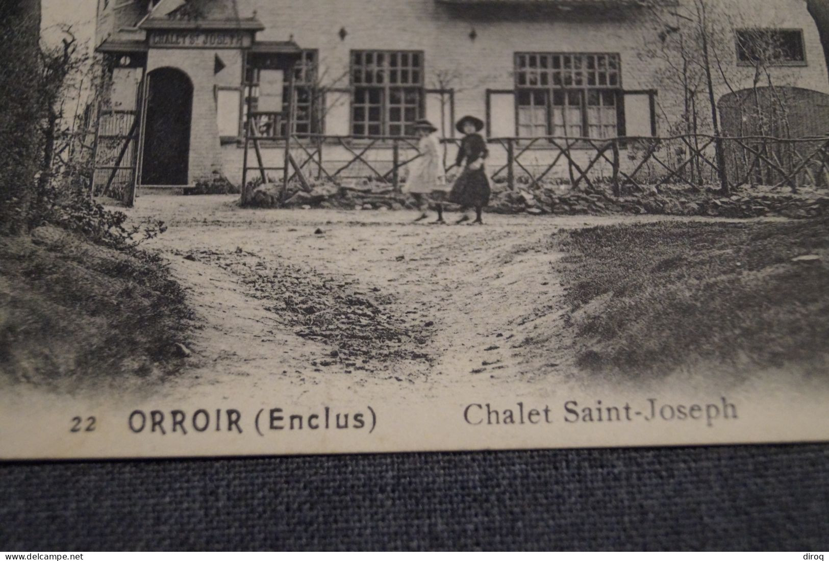 Orroir,Mont De L'Enclus 1913,le Chalet Saint Joseph,RARE Très Belle Ancienne Carte Postale - Mont-de-l'Enclus