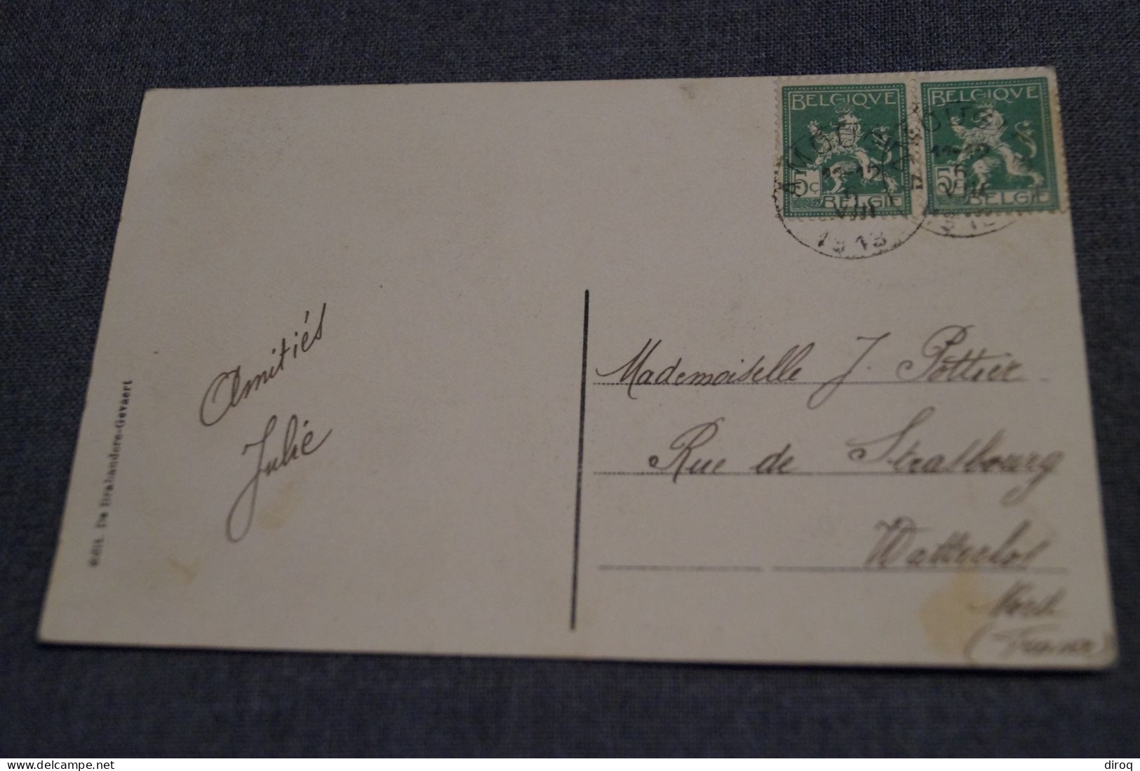 Orroir,Mont De L'Enclus 1913,le Chalet Saint Joseph,RARE Très Belle Ancienne Carte Postale - Kluisbergen