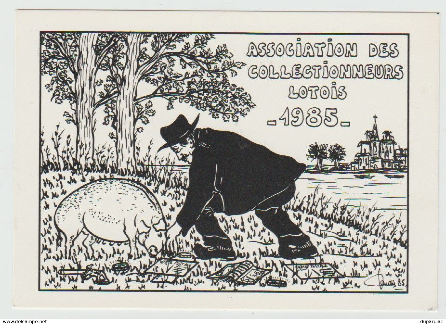 Recherche De La TRUFFE : Lot De 12 Cartes Postales (cochons Et Champignons). - Champignons