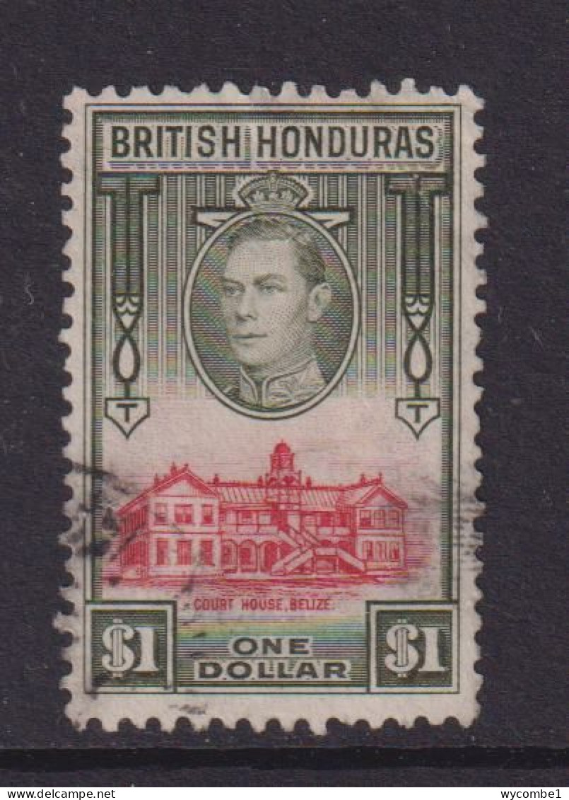 BRITISH HONDURAS  - 1938 George VI $1 Used As Scan - Honduras Británica (...-1970)