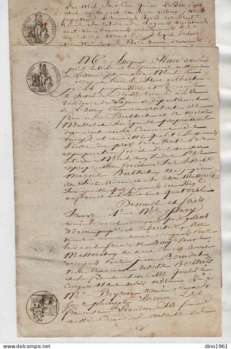 VP22.834 - MOULINS - 2 Actes De 1816 - - Manuscrits