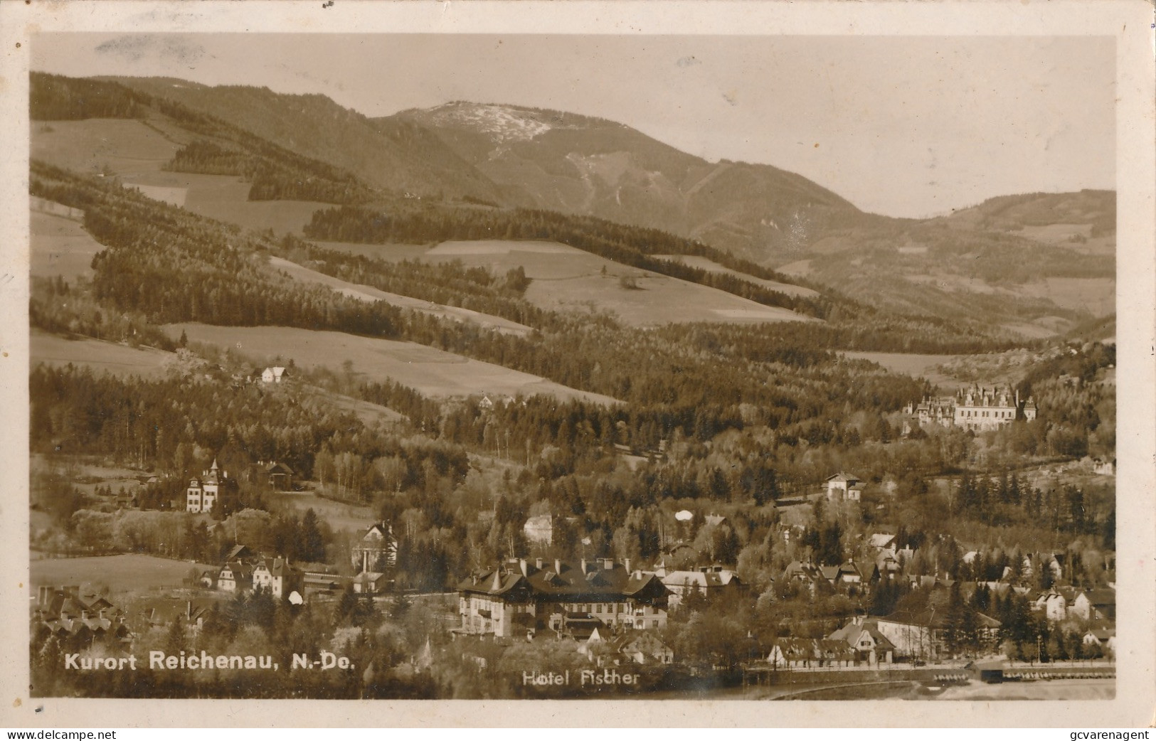 KÜRORT REICHENAU     FELDPOST 1941   2  SCANS  PHOTOCARTE - Raxgebiet