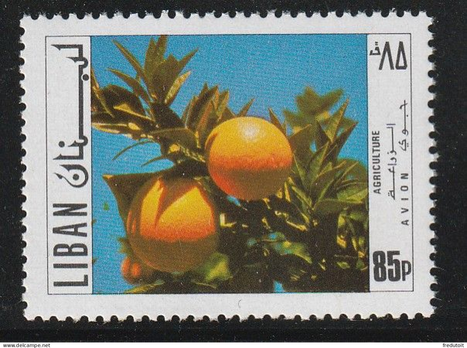 LIBAN - Poste Aérienne N°538 ** (1971) Un Oranger - Lebanon