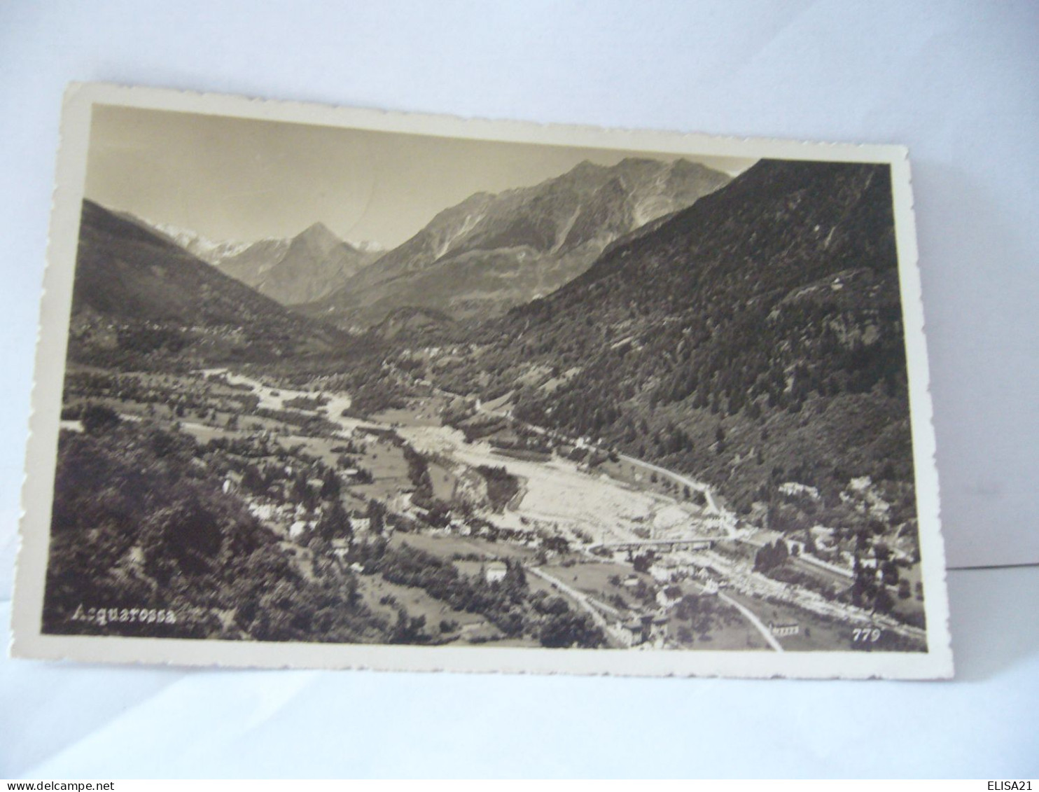 ACQUAROSSA  SUISSE TI TESSIN  CPSM FORMAT CPA 1934 - Acquarossa