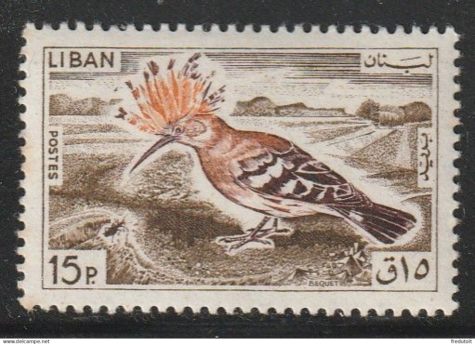 LIBAN - N°252 ** (1965) Oiseau - Lebanon