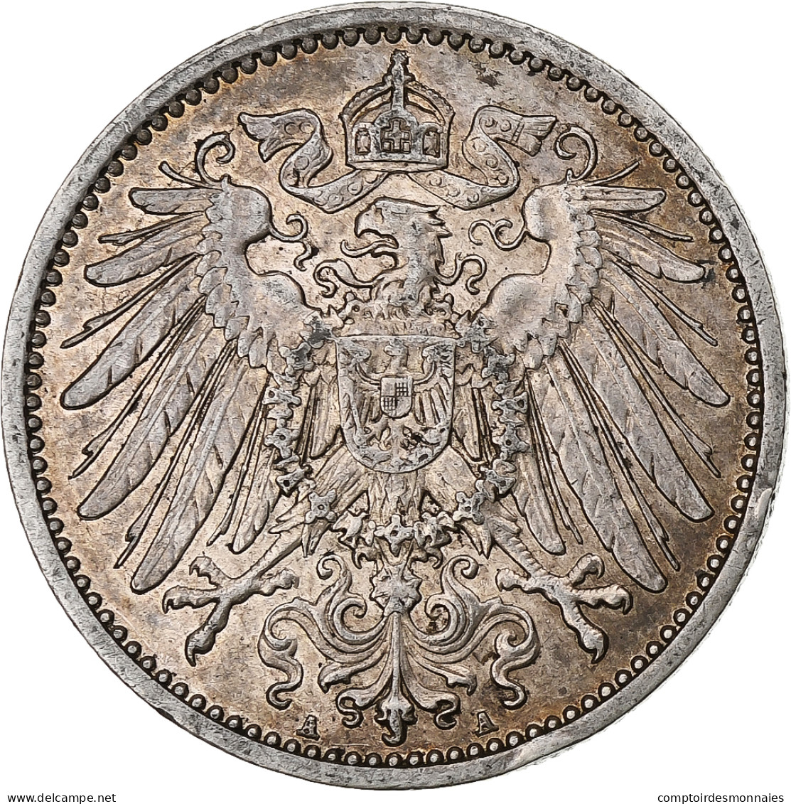 Monnaie, Empire Allemand, Wilhelm II, Mark, 1914, Berlin, SUP, Argent, KM:14 - 1 Mark