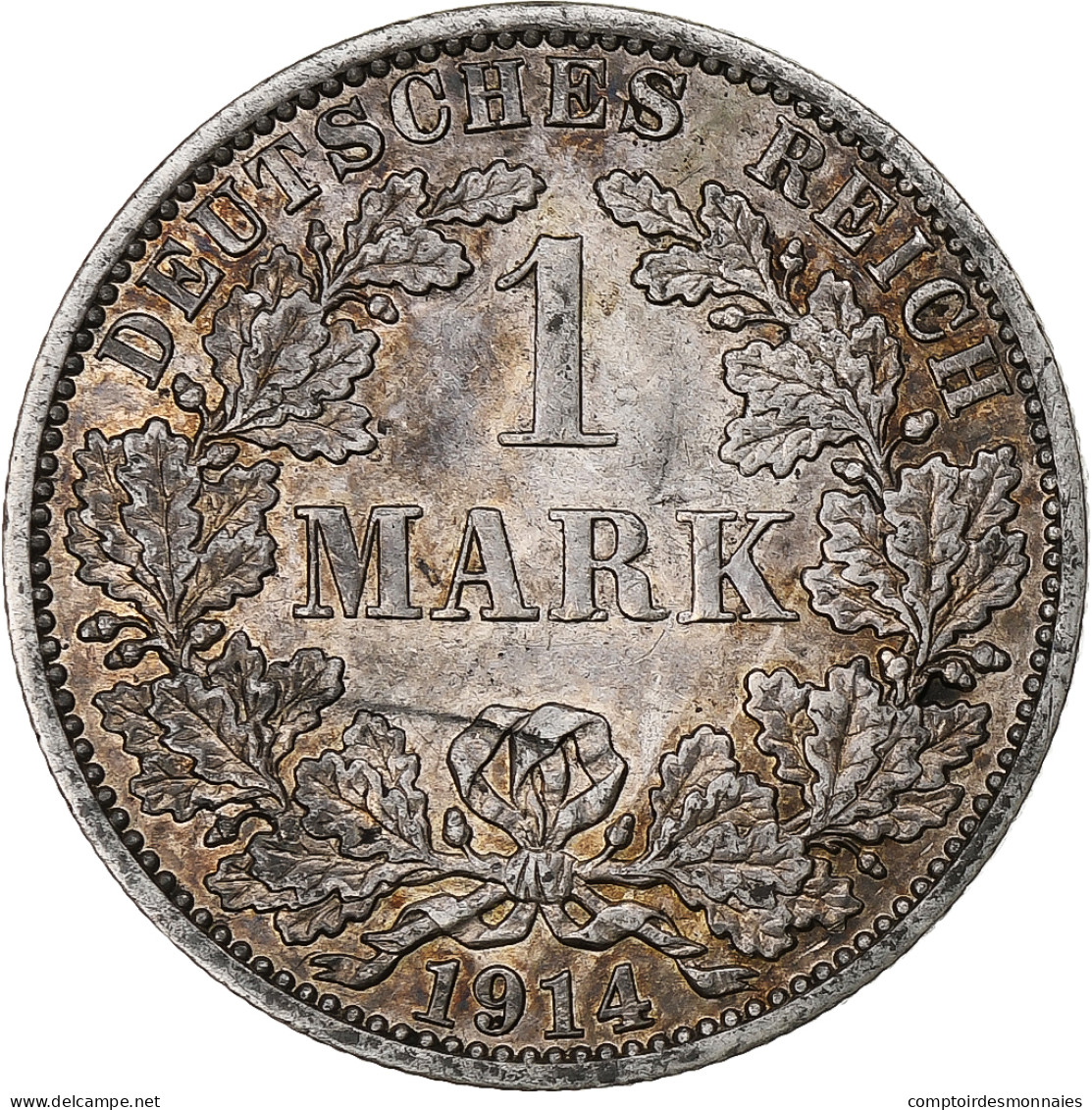Monnaie, Empire Allemand, Wilhelm II, Mark, 1914, Berlin, SUP, Argent, KM:14 - 1 Mark