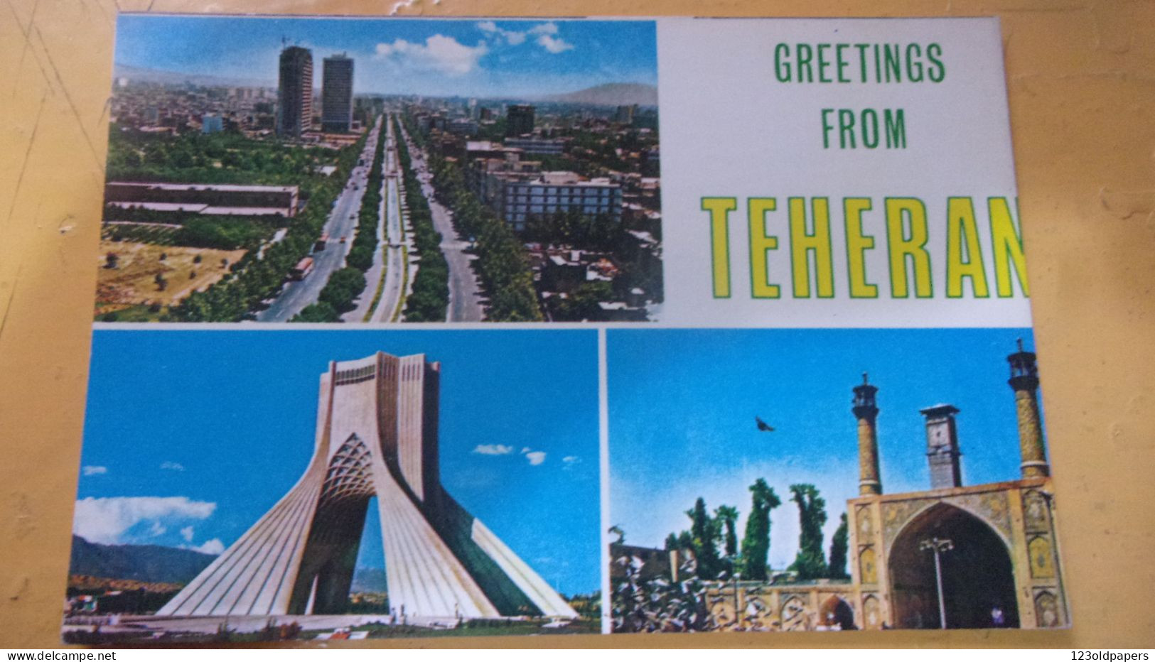 IRAN GREETINGS FROM TEHERAN - Irán