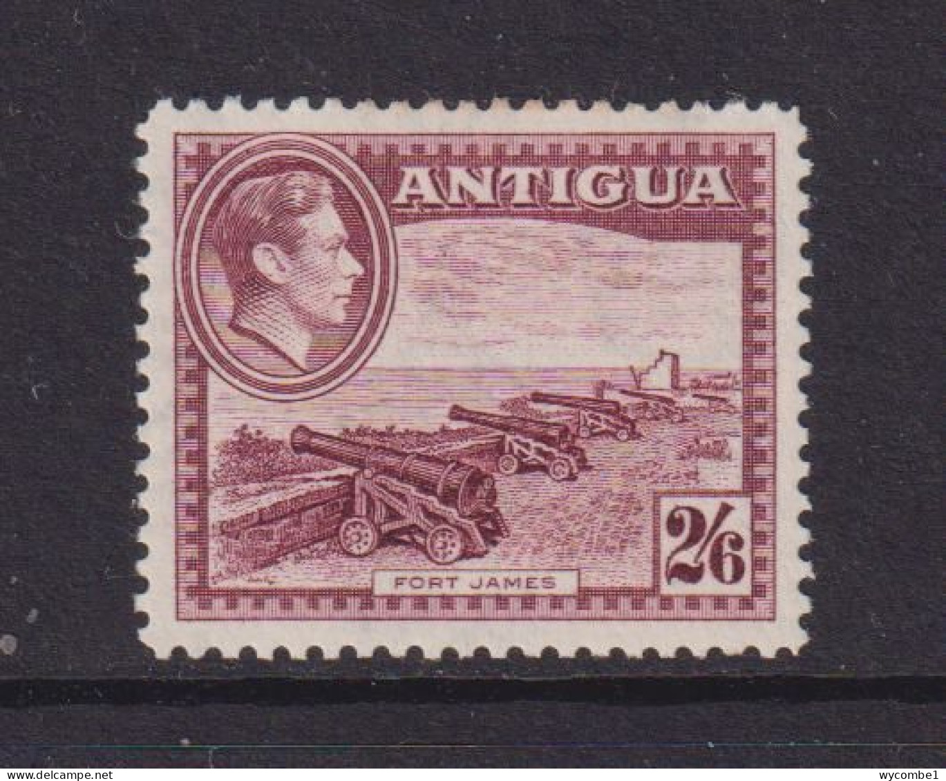 ANTIGUA  - 1938 George VI 2s6d Hinged Mint - 1858-1960 Kronenkolonie